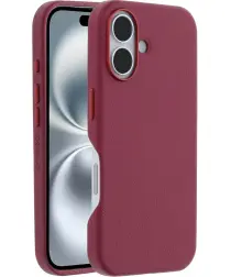 OtterBox Symmetry Cactus Leer MagSafe Apple iPhone 16 Hoesje Rood afbeelding