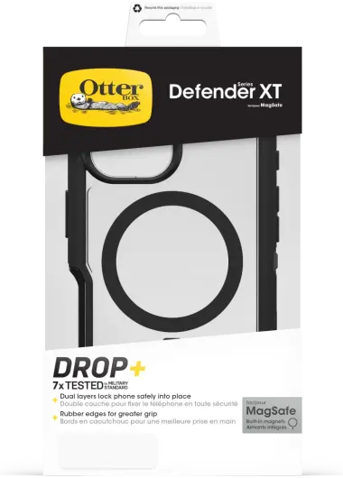 OtterBox Defender XT MagSafe iPhone 16 Plus Hoesje Back Cover Zwart afbeelding 8