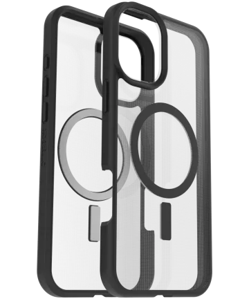 OtterBox React MagSafe Apple iPhone 16 Plus Hoesje Back Cover Zwart Hoesjes