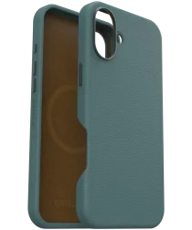 OtterBox Symmetry Cactus Leer MagSafe Apple iPhone 16 Plus Hoesje Groen