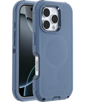 OtterBox Defender MagSafe Apple iPhone 16 Pro Hoesje Back Cover Blauw Hoesjes