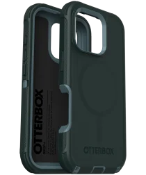 OtterBox Defender MagSafe Apple iPhone 16 Pro Hoesje Back Cover Groen