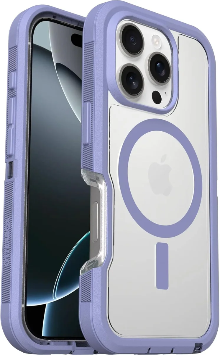 OtterBox Defender XT MagSafe iPhone 16 Pro Hoesje Back Cover Paars afbeelding 1