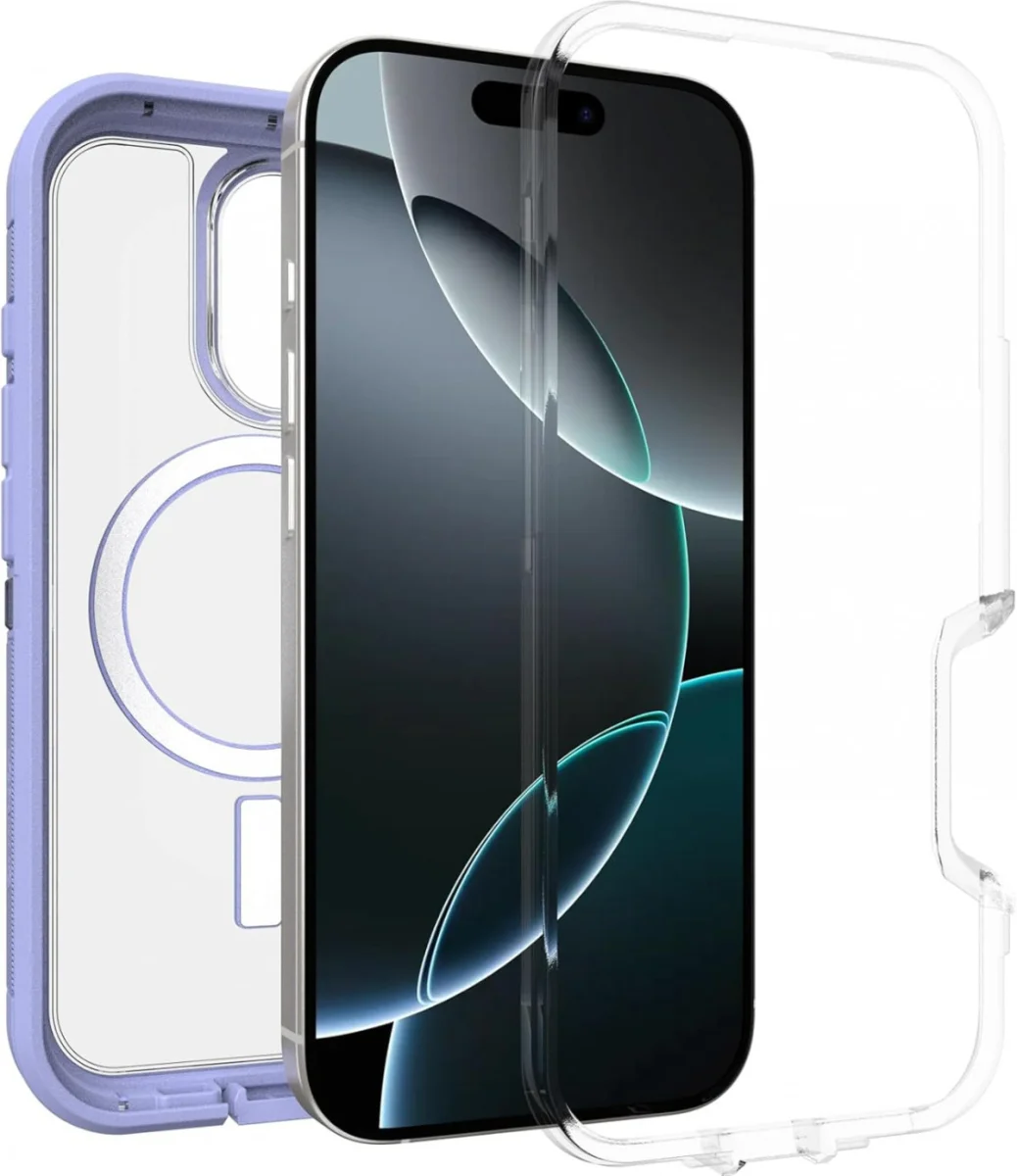 OtterBox Defender XT MagSafe iPhone 16 Pro Hoesje Back Cover Paars afbeelding 4