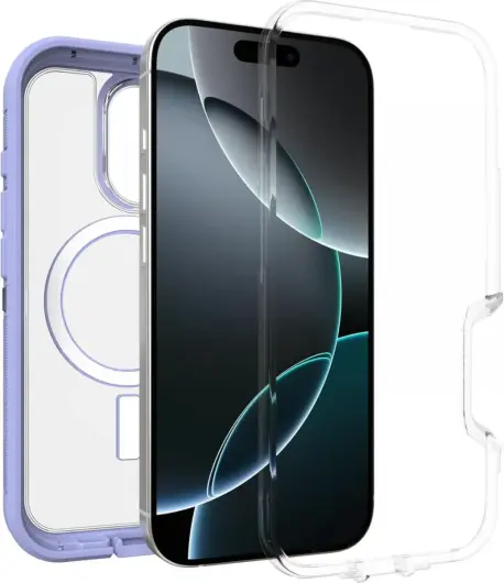 OtterBox Defender XT MagSafe iPhone 16 Pro Hoesje Back Cover Paars afbeelding 4