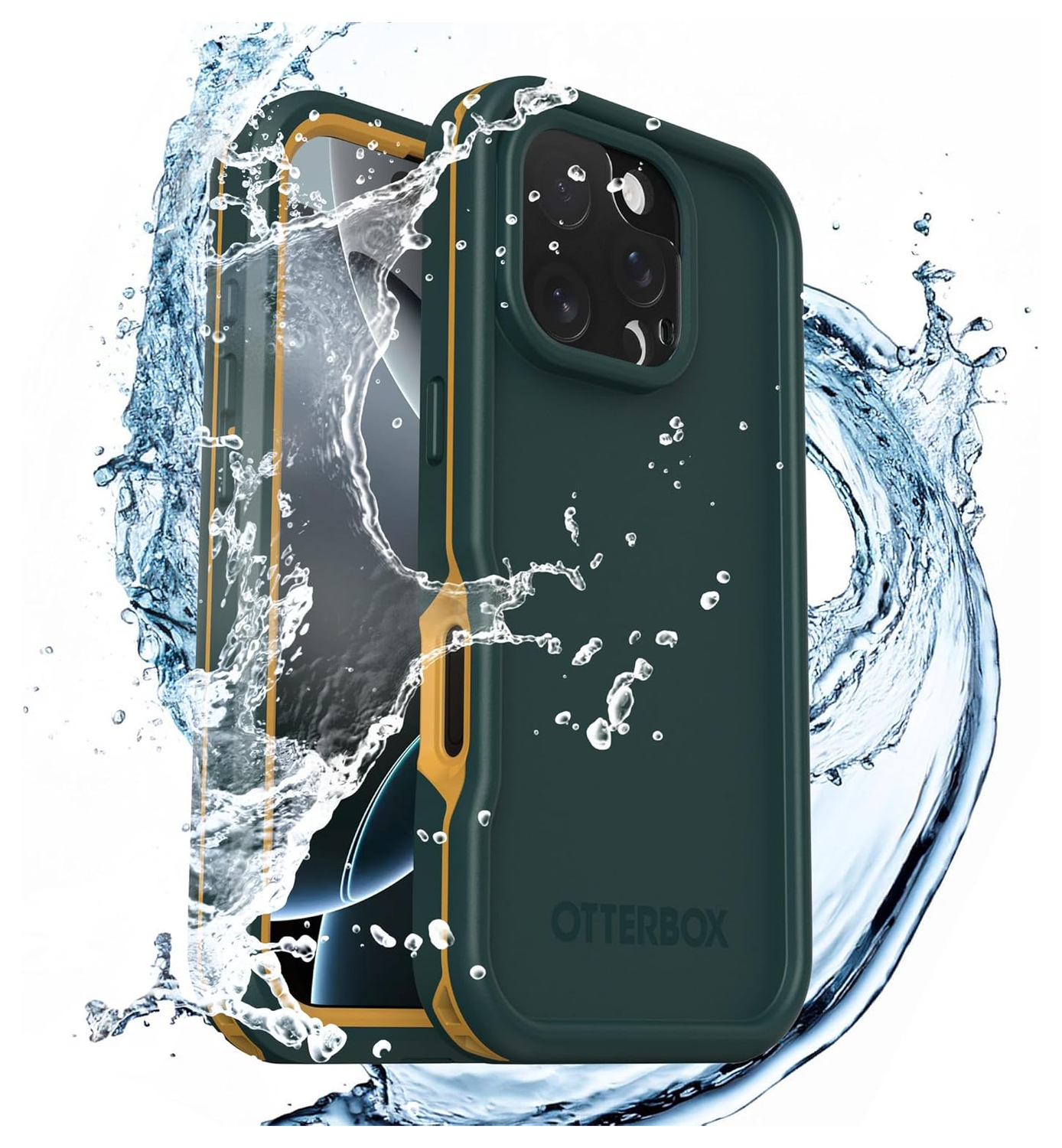 OtterBox Fre MagSafe Apple iPhone 16 Pro Hoesje Waterdicht Full Protect Groen afbeelding 5