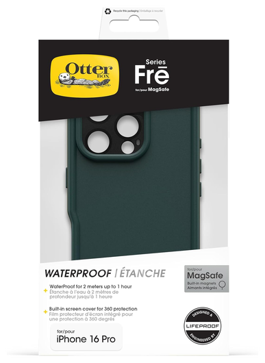 OtterBox Fre MagSafe Apple iPhone 16 Pro Hoesje Waterdicht Full Protect Groen afbeelding 3