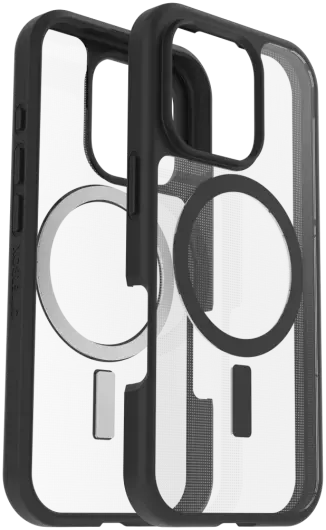 OtterBox React MagSafe Apple iPhone 16 Pro Hoesje Back Cover Zwart afbeelding 1