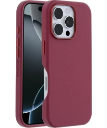 OtterBox Symmetry Cactus Leer MagSafe Apple iPhone 16 Pro Hoesje Rood