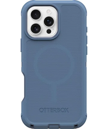 OtterBox Defender MagSafe Apple iPhone 16 Pro Max Hoesje Back Cover Blauw Hoesjes