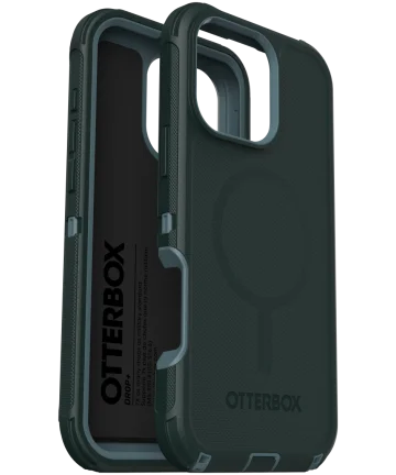 OtterBox Defender MagSafe Apple iPhone 16 Pro Max Hoesje Back Cover Groen Hoesjes