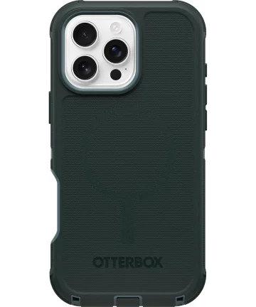 OtterBox Defender MagSafe Apple iPhone 16 Pro Max Hoesje Back Cover Groen Hoesjes