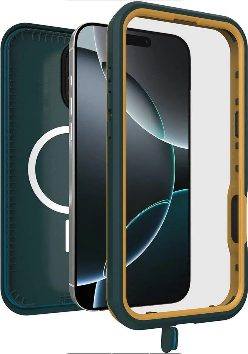 OtterBox Fre MagSafe iPhone 16 Pro Max Hoesje Waterdicht Full Protect Groen afbeelding 3