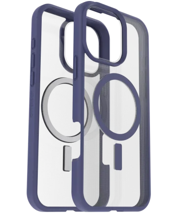 OtterBox React MagSafe Apple iPhone 16 Pro Max Hoesje Back Cover Blauw Hoesjes