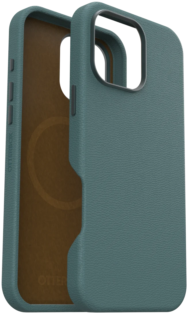 OtterBox Symmetry Cactus Leer MagSafe Apple iPhone 16 Pro Max Hoesje Groen afbeelding 2
