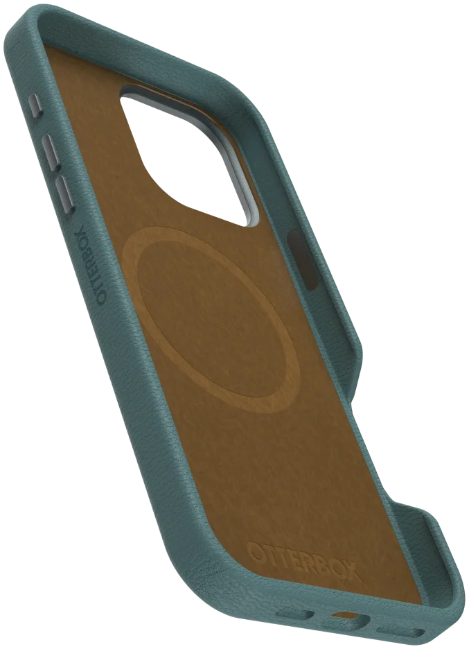 OtterBox Symmetry Cactus Leer MagSafe Apple iPhone 16 Pro Max Hoesje Groen afbeelding 5