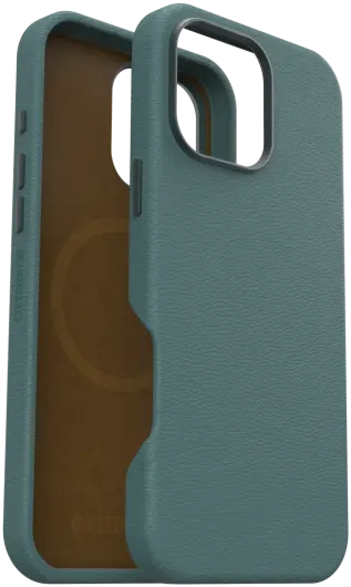OtterBox Symmetry Cactus Leer MagSafe Apple iPhone 16 Pro Max Hoesje Groen afbeelding 2