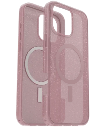 OtterBox Symmetry MagSafe Apple iPhone 16 Pro Max Hoesje Clear Roze Hoesjes