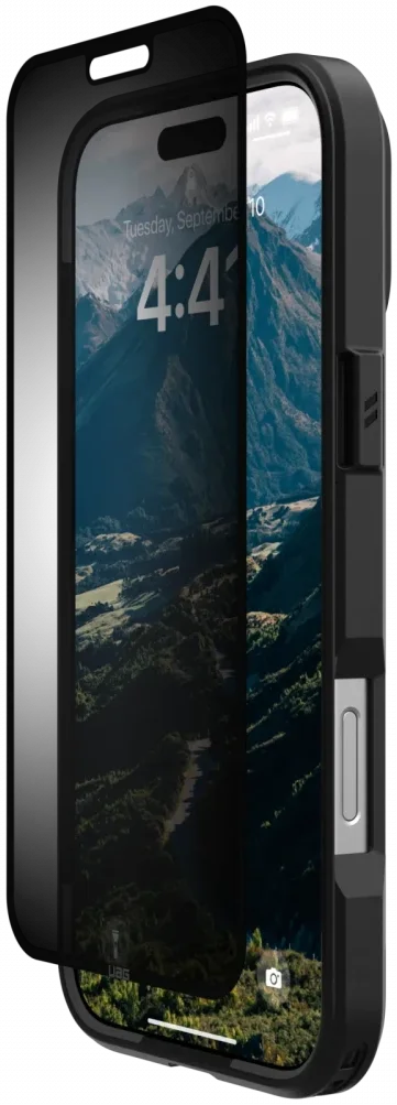 UAG Apple iPhone 16 Pro Max Screen Protector Herbruikbare Privacy Glass afbeelding 3
