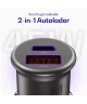 Buddi Power 45W Autolader USB-A + C Poort met Snelladen Grijs