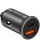 Buddi Power 45W Autolader USB-A + C Poort met Snelladen Grijs