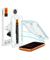 Spigen Glas.tR EZ Fit iPhone 17 Pro Max / 16 Pro Max Screen Protector 2-Pack afbeelding