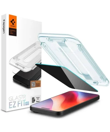 Spigen EZ Fit GLAS.tR Apple iPhone 16 Pro Max Privacy Glass 1-Pack Screen Protectors