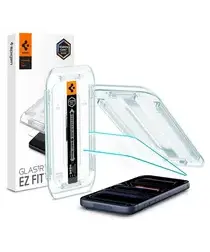Spigen Glas.tR EZ Fit iPhone 17 Pro / 17 / 16 Pro Screen Protector 2-Pack afbeelding