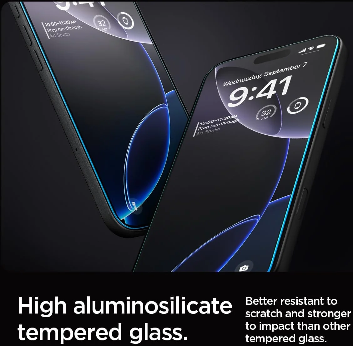 Spigen EZ Fit GLAS.tR Apple iPhone 16 Pro Screen Protector 2-Pack afbeelding 7