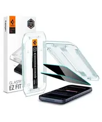 Spigen EZ Fit GLAS.tR Apple iPhone 17 Pro / 17 / 16 Pro Privacy Glass 2-Pack afbeelding
