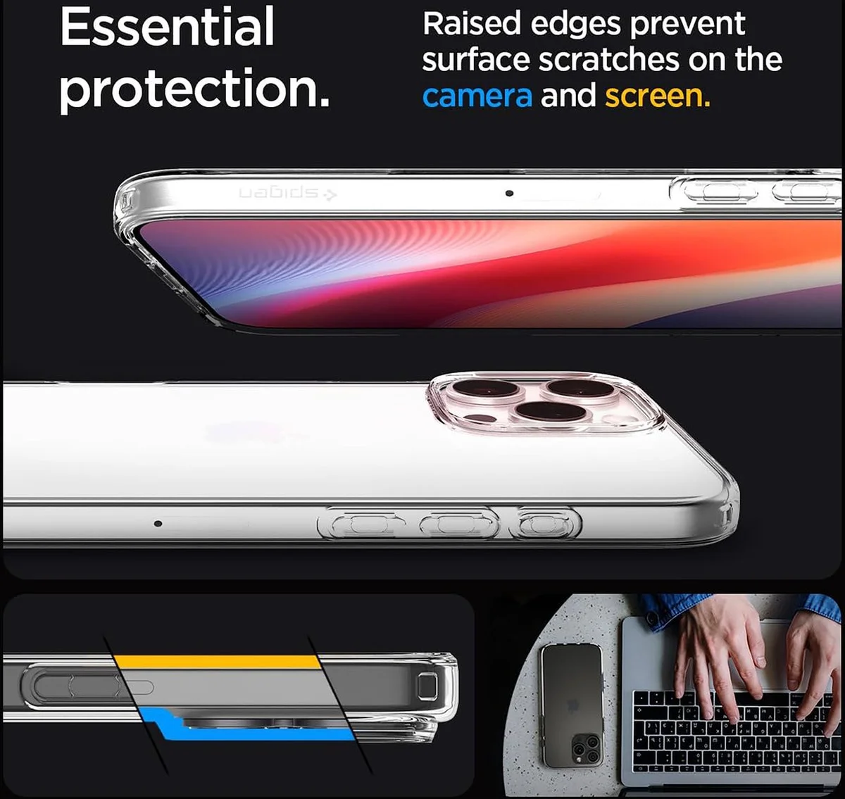 Spigen Liquid Crystal Apple iPhone 16 Pro Max Hoesje Back Cover Transparant afbeelding 6