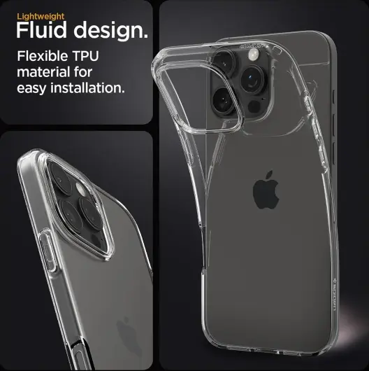 Spigen Liquid Crystal Apple iPhone 16 Pro Max Hoesje Back Cover Transparant afbeelding 3