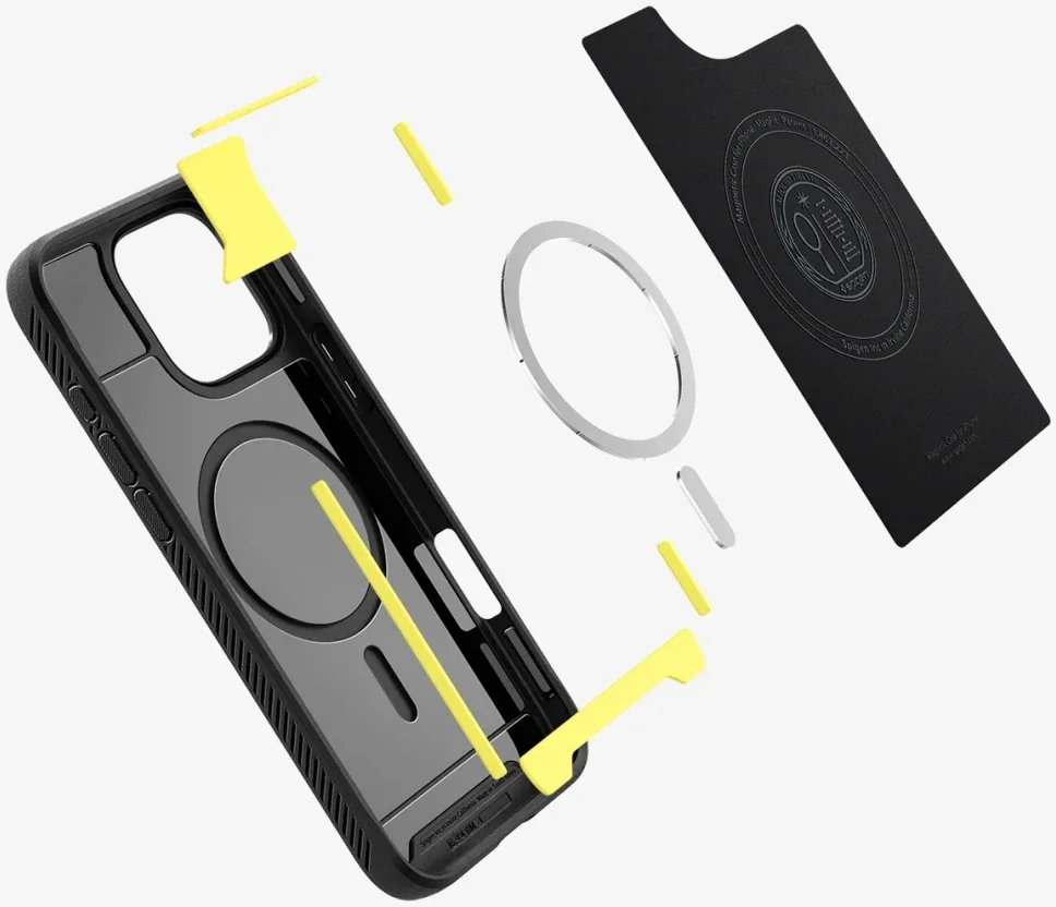 Spigen Rugged Armor MagFit iPhone 16 Pro Max Hoesje Back Cover MagSafe Zwart afbeelding 10