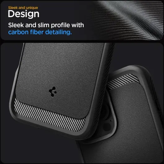 Spigen Rugged Armor MagFit iPhone 16 Pro Max Hoesje Back Cover MagSafe Zwart afbeelding 7