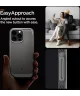 Spigen Rugged Armor MagFit iPhone 16 Pro Max Hoesje Back Cover MagSafe Grijs