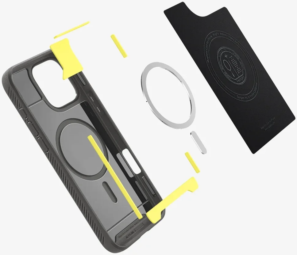 Spigen Rugged Armor MagFit iPhone 16 Pro Max Hoesje Back Cover MagSafe Grijs afbeelding 10
