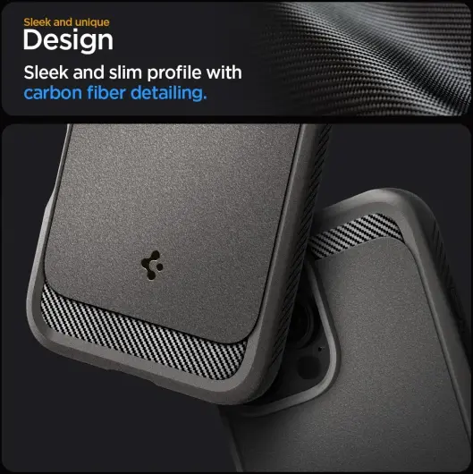 Spigen Rugged Armor MagFit iPhone 16 Pro Max Hoesje Back Cover MagSafe Grijs afbeelding 7