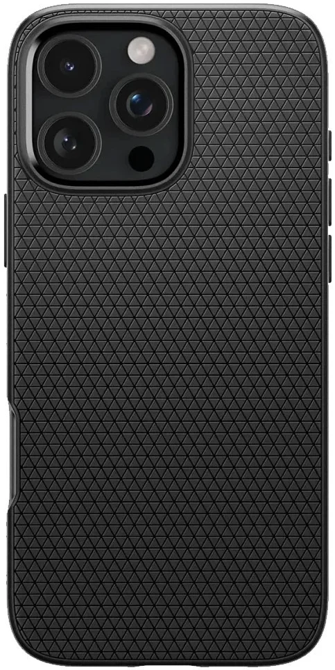 Spigen Liquid Air Apple iPhone 16 Pro Max Hoesje Back Cover Zwart afbeelding 2