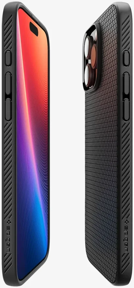 Spigen Liquid Air Apple iPhone 16 Pro Max Hoesje Back Cover Zwart afbeelding 11