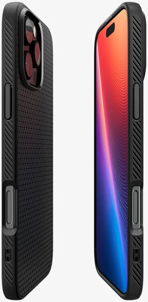 Spigen Liquid Air Apple iPhone 16 Pro Max Hoesje Back Cover Zwart afbeelding 12