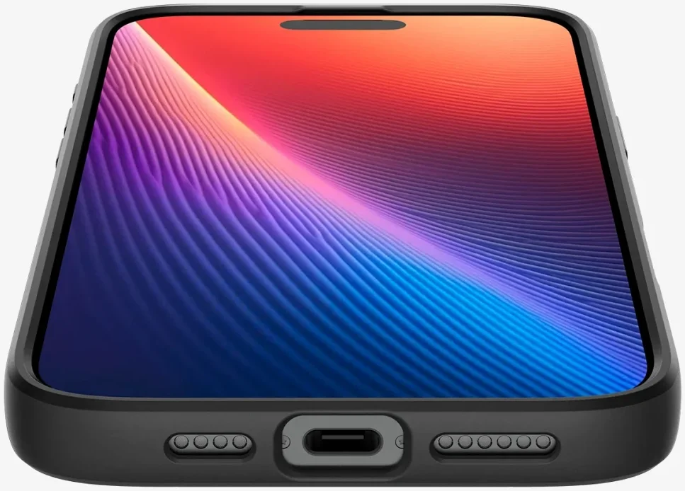Spigen Liquid Air Apple iPhone 16 Pro Max Hoesje Back Cover Zwart afbeelding 15