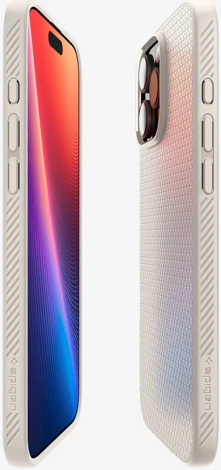 Spigen Liquid Air Apple iPhone 16 Pro Max Hoesje Back Cover Titanium afbeelding 10