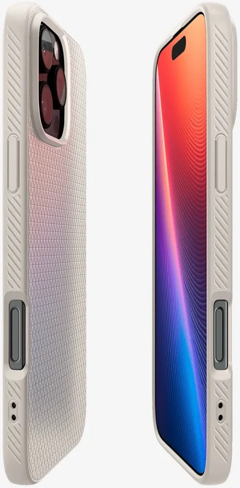 Spigen Liquid Air Apple iPhone 16 Pro Max Hoesje Back Cover Titanium afbeelding 11