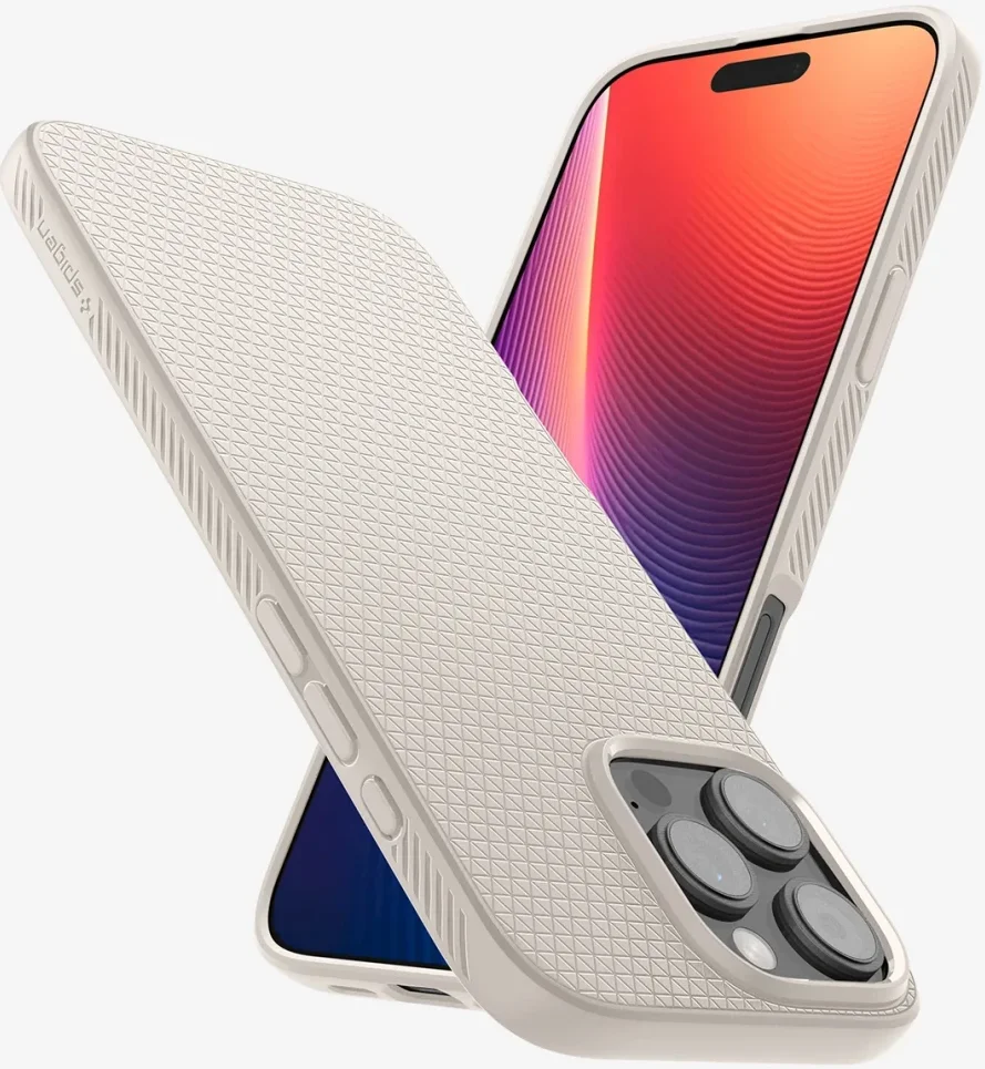 Spigen Liquid Air Apple iPhone 16 Pro Max Hoesje Back Cover Titanium afbeelding 13