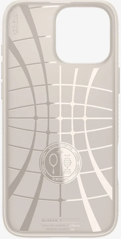 Spigen Liquid Air Apple iPhone 16 Pro Max Hoesje Back Cover Titanium afbeelding 15