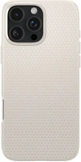 Spigen Liquid Air Apple iPhone 16 Pro Max Hoesje Back Cover Titanium afbeelding 2