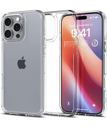 Spigen Ultra Hybrid Apple iPhone 16 Pro Max Hoesje Back Cover Transparant Hoesjes