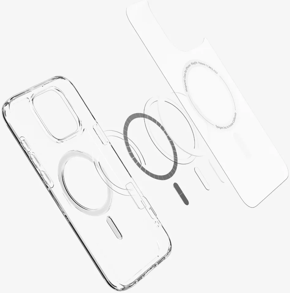 Spigen Ultra Hybrid MagFit Apple iPhone 16 Pro Max Hoesje MagSafe Frost Clear afbeelding 10