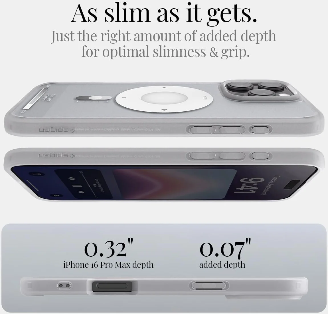 Spigen Ultra Hybrid MagFit Apple iPhone 16 Pro Max Hoesje MagSafe Classic Zilver afbeelding 8