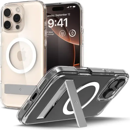Spigen Ultra Hybrid S MagFit Apple iPhone 16 Pro Max Hoesje Transparant afbeelding 1